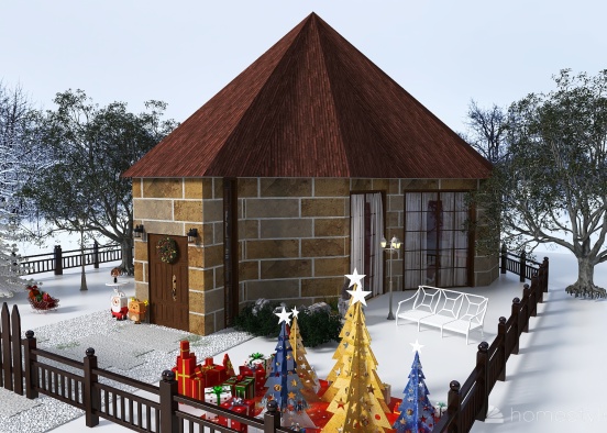 #ChristmasRoomContest_Santa's Baita Design Rendering
