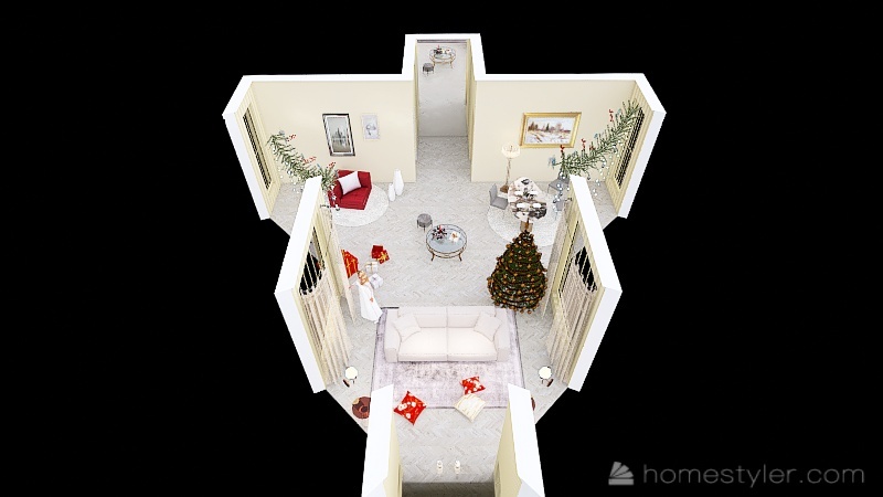#ChristmasRoomContest_RomanticBeginning 3d design picture 69.4