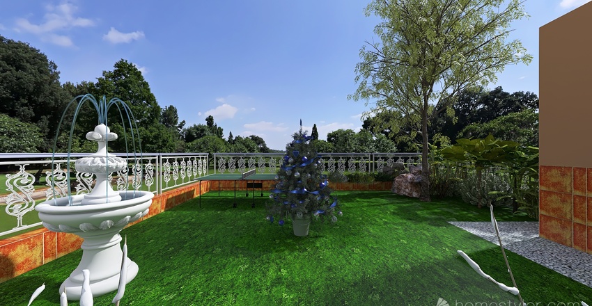 Giardino 3d design renderings