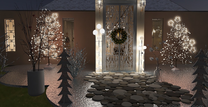 #ChristmasRoomContest:Petite féerie 3d design renderings
