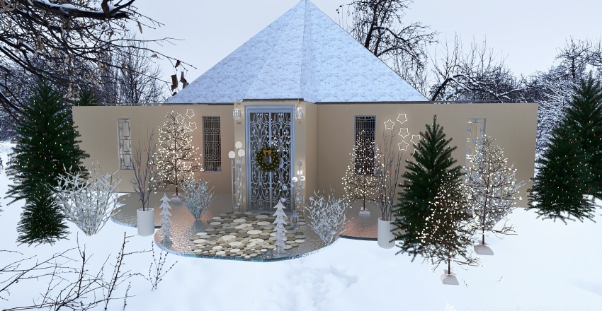 #ChristmasRoomContest:Petite féerie 3d design renderings
