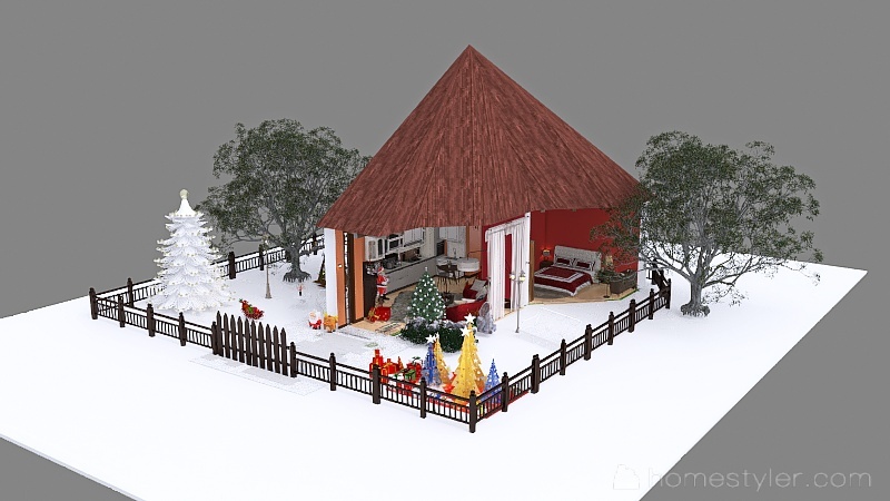 #ChristmasRoomContest_Santa's Baita 3d design picture 786.9