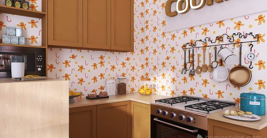 Cookie room 3d design renderings