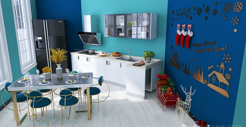 #ChristmasRoomContest_copy 3d design renderings