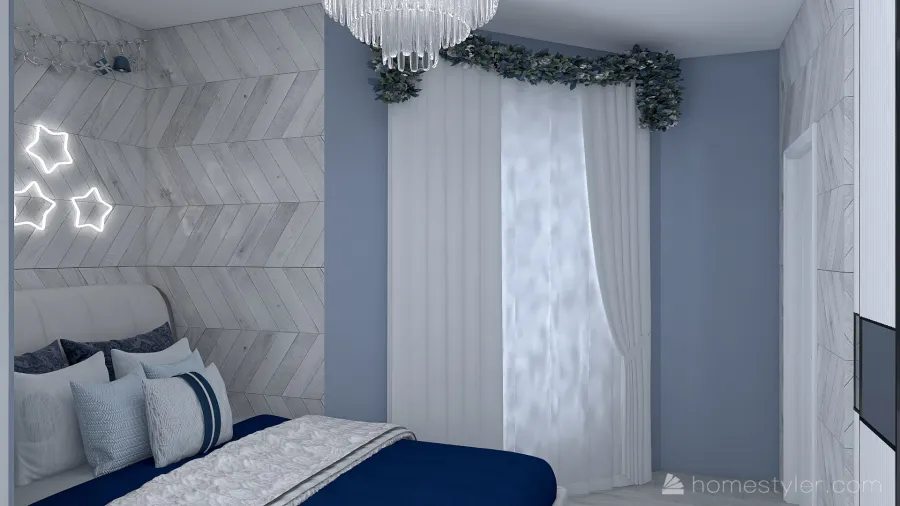 #ChristmasRoomContest-Snowy House 3d design renderings