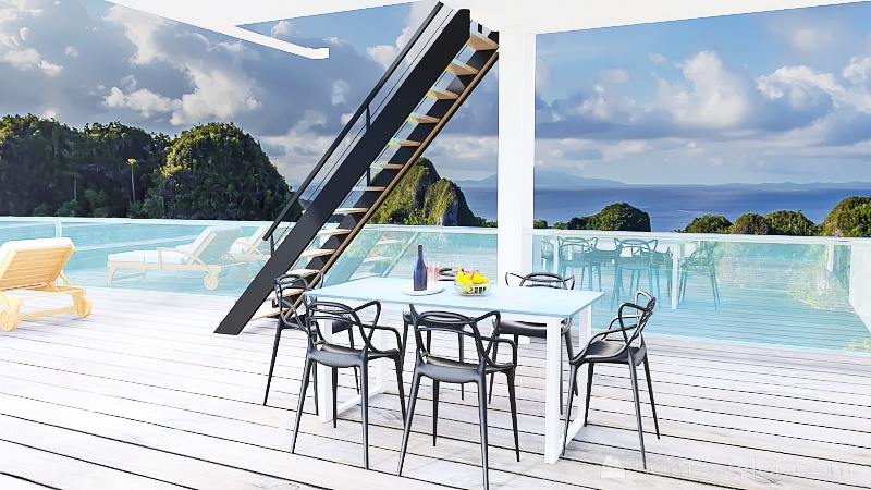 Sun Deck 3d design renderings
