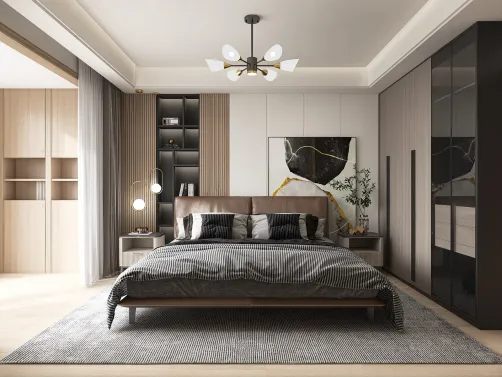 Light Luxury Living and Bedroom