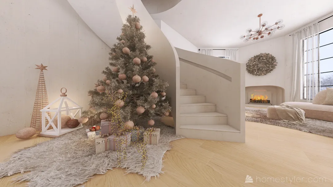 #ChristmasRoomContest_MerryChristmas 3d design renderings