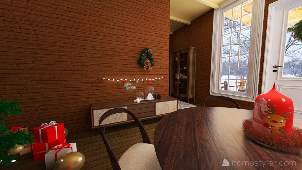 #ChristmasRoomContest - Chale 3d design renderings