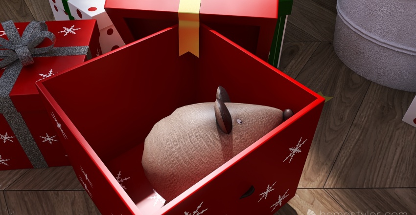 #ChristmasRoomContest_Not a Creature Was Stirring 3d design renderings