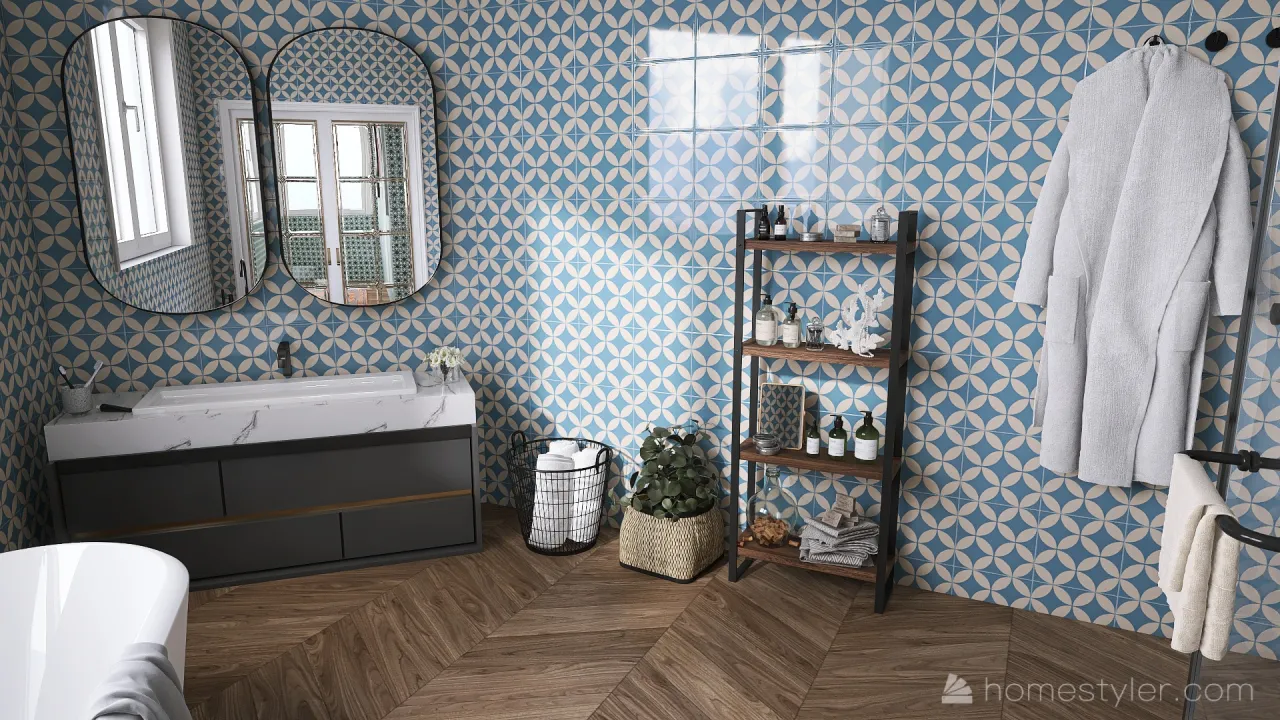 MasterBathroom 3d design renderings