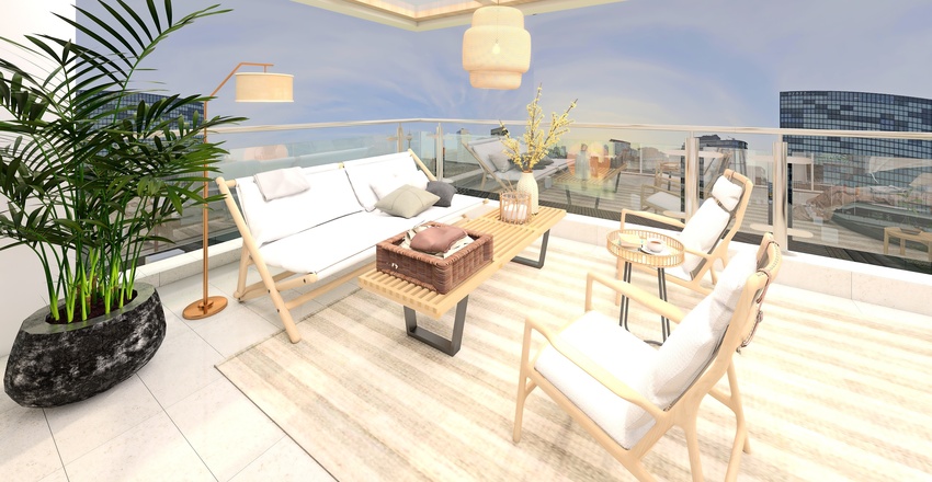 Balcony 3d design renderings