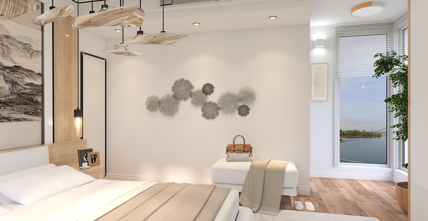 Master Bedroom 3d design renderings