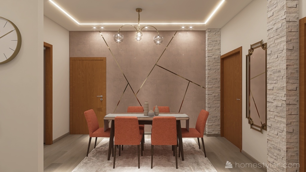 Apartment Redesign 3d design renderings