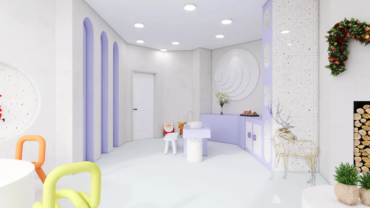 #ChristmasRoomContest_Creativity-Creatività 3d design renderings