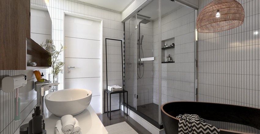 Bathroom 3d design renderings