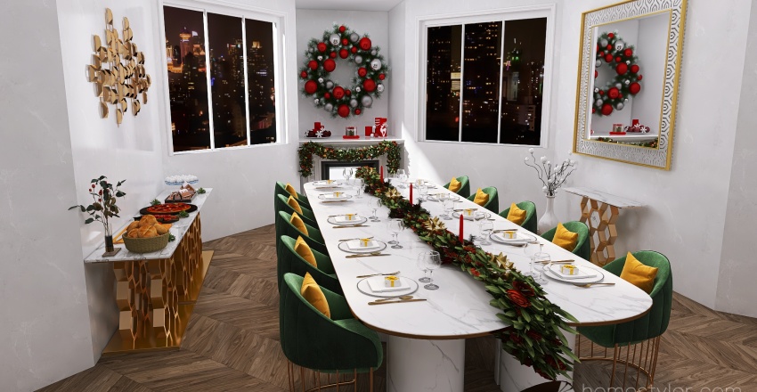 That time of the year! #ChristmasRoomContest 3d design renderings