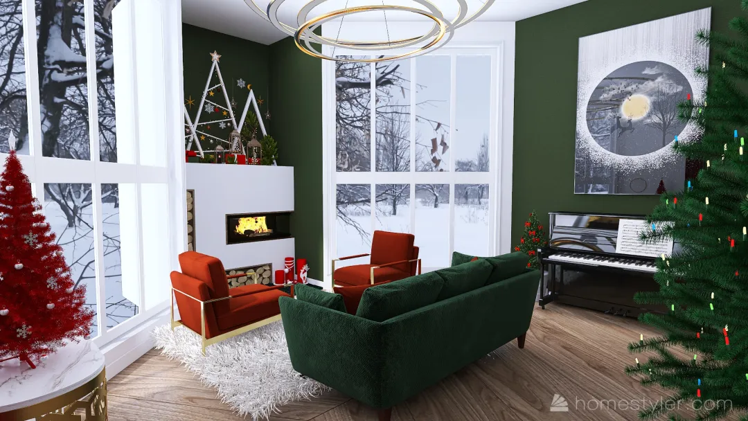 #ChristmasTreeContest-HolidayInn 3d design renderings