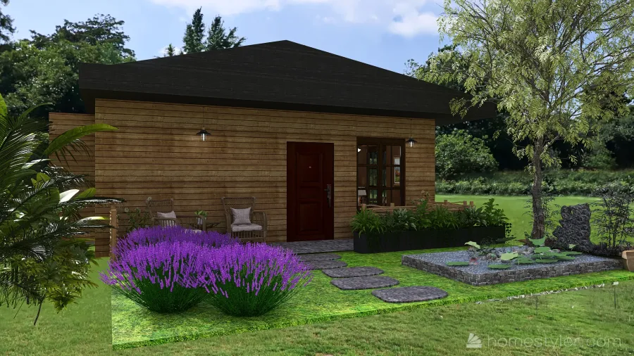Benjamin's Cottage 3d design renderings