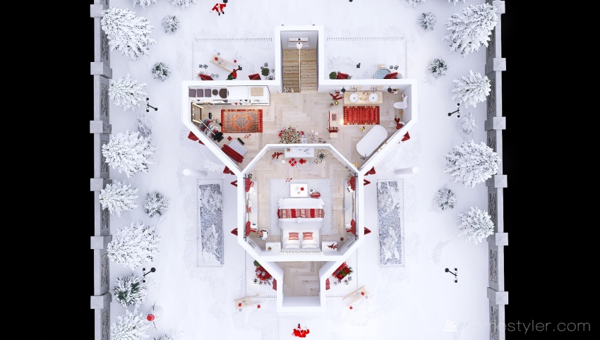 #ChristmasRoomContest -Visita de Santa Claus 3d design picture 138.79