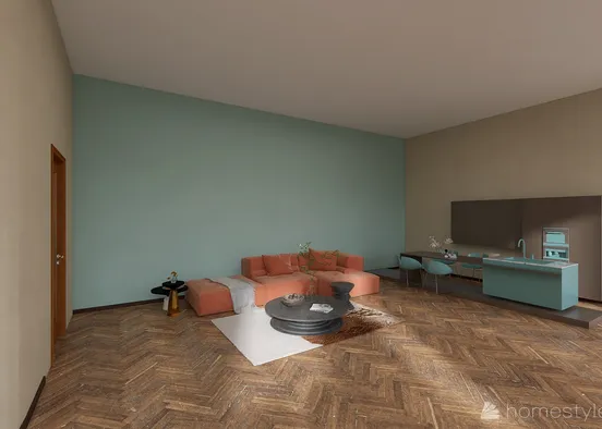 5 Wabi Sabi Empty Room Design Rendering