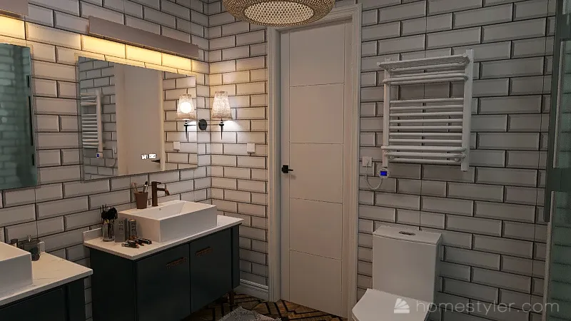 MasterBathroom 3d design renderings