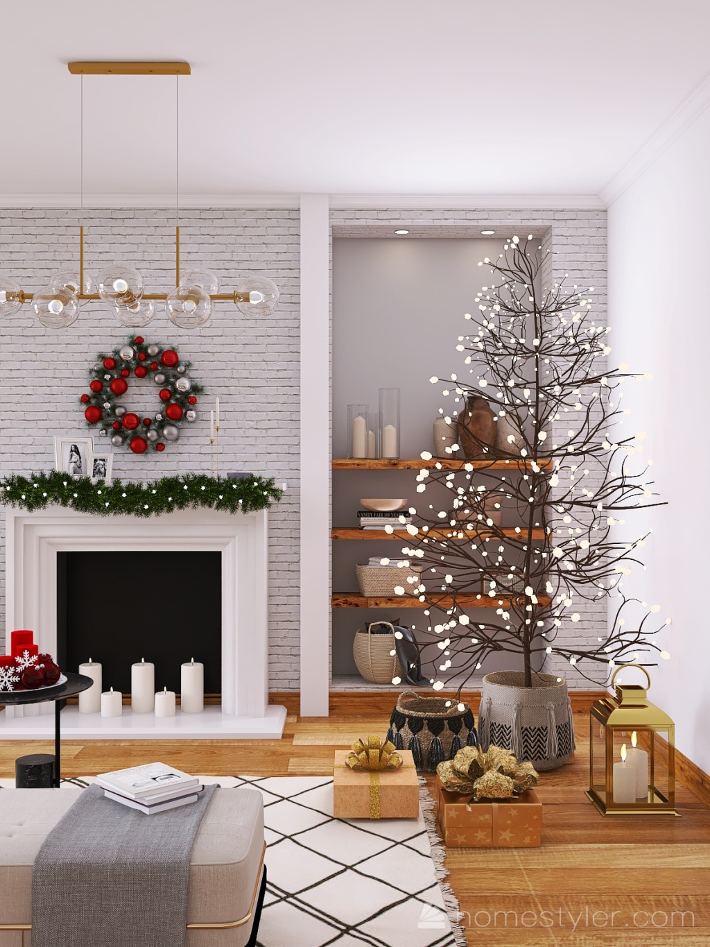 Christmas scene 2022 3d design renderings