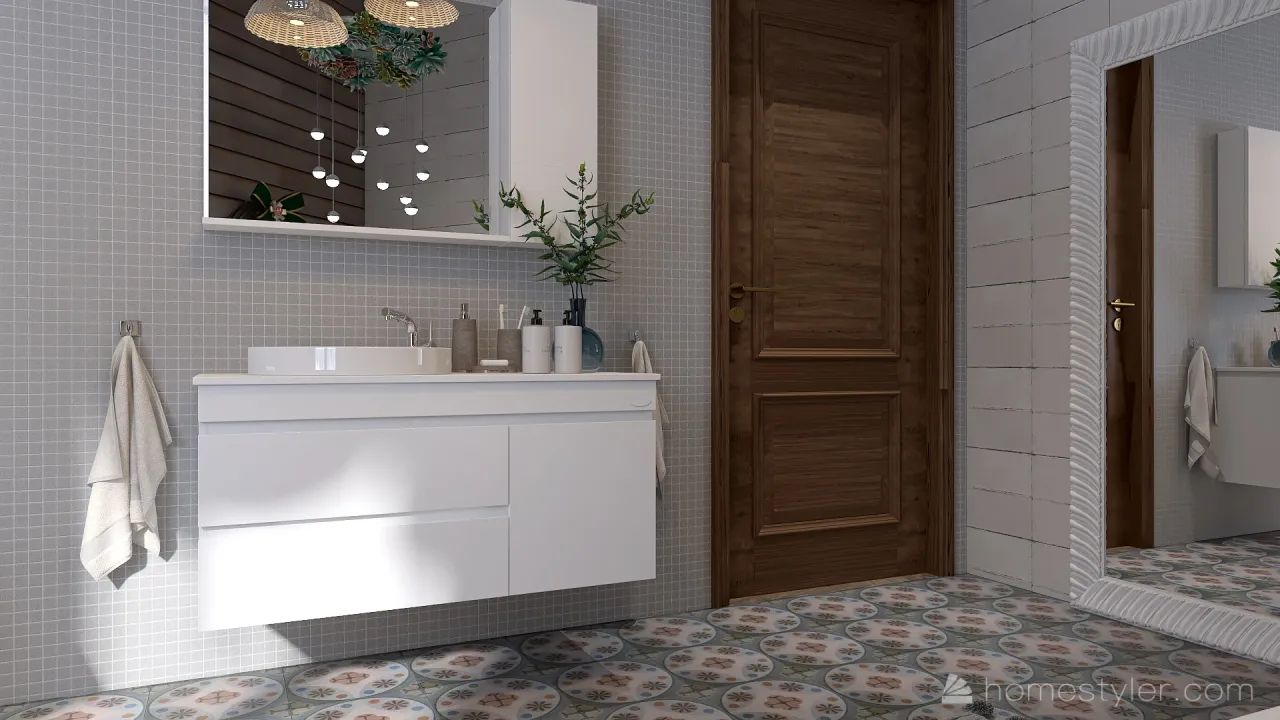 MasterBathroom 3d design renderings