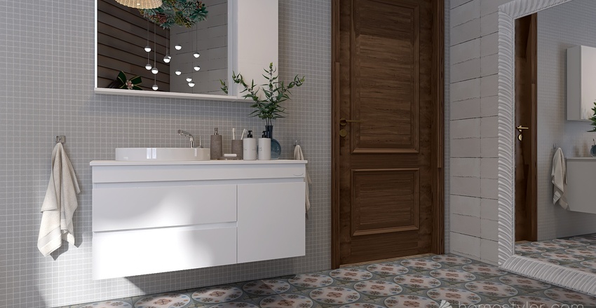 Master Bathroom 3d design renderings