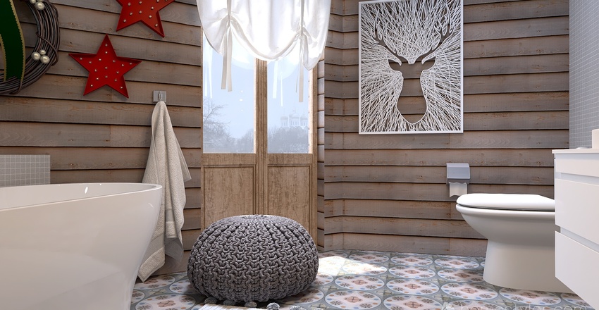 Master Bathroom 3d design renderings