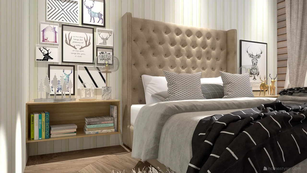 MasterBedroom 3d design renderings