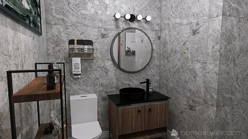 Bathroom 3d design renderings