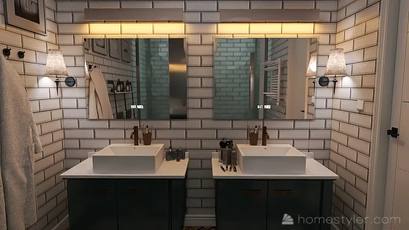 MasterBathroom 3d design renderings