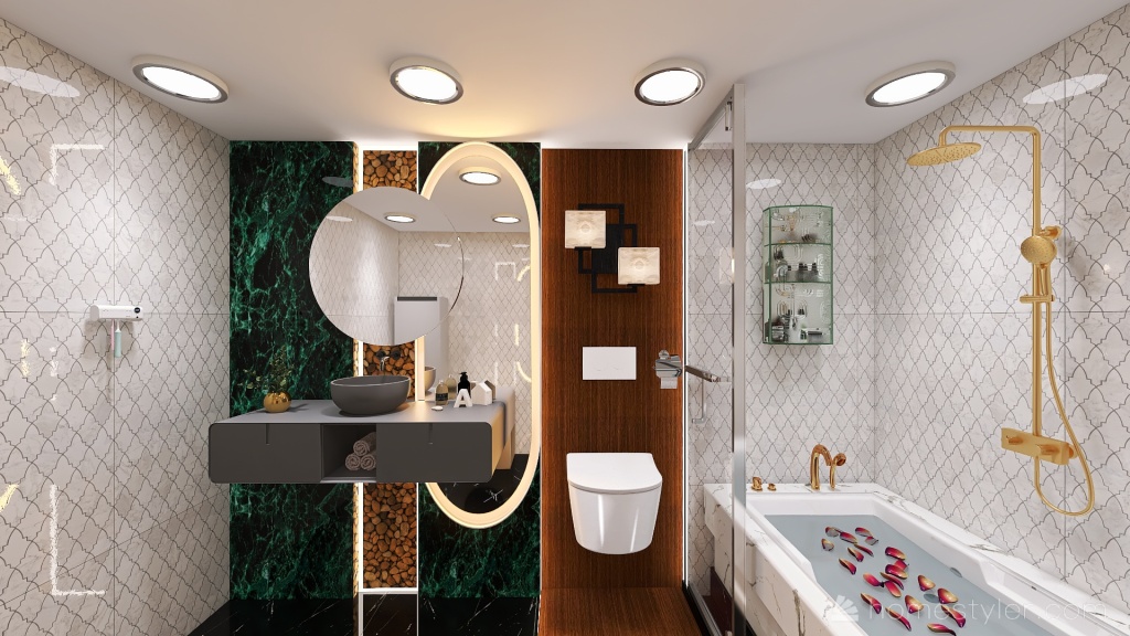 Bathroom 🚽 3d design renderings