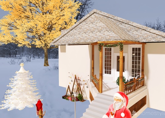 #ChristmasRoomContest - Chale Design Rendering