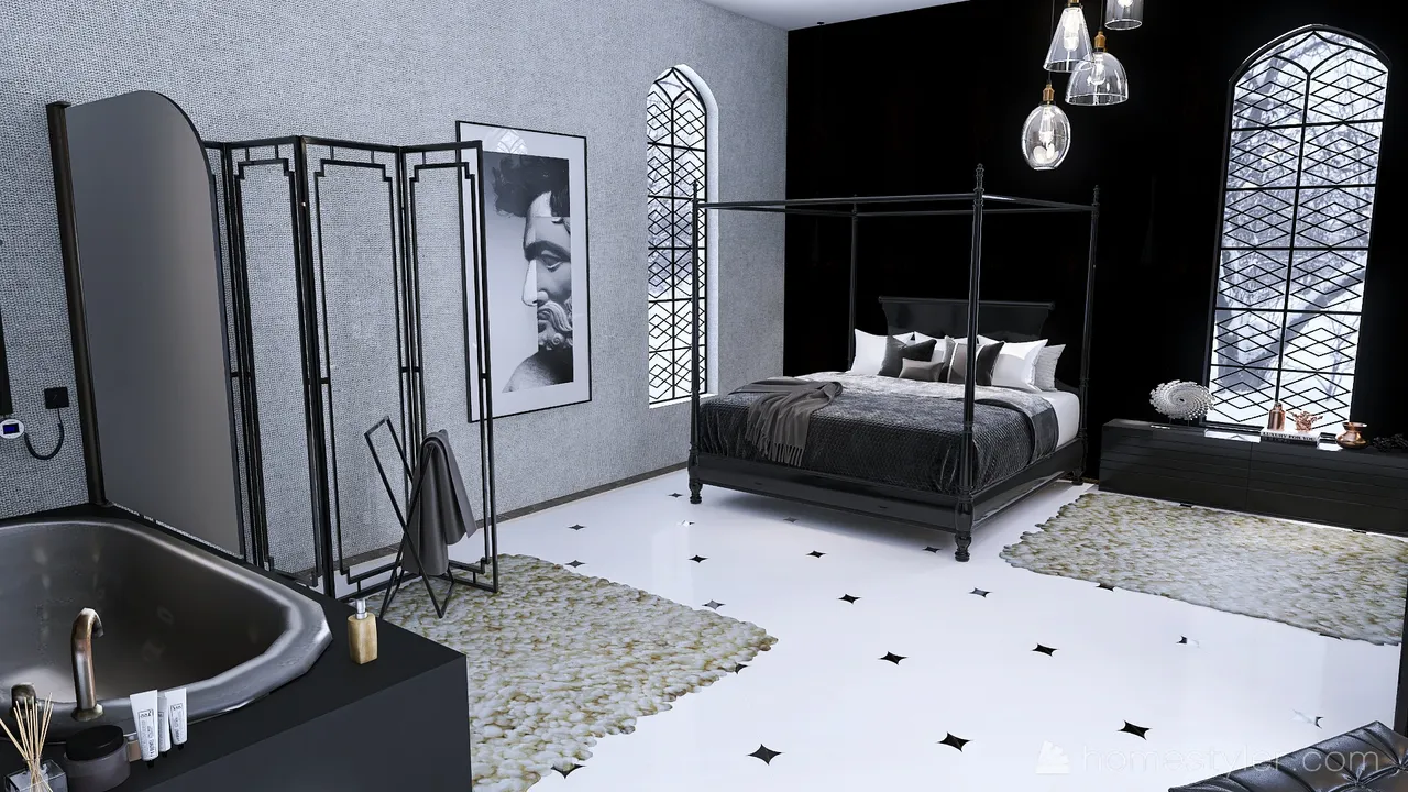 MasterBedroom 3d design renderings