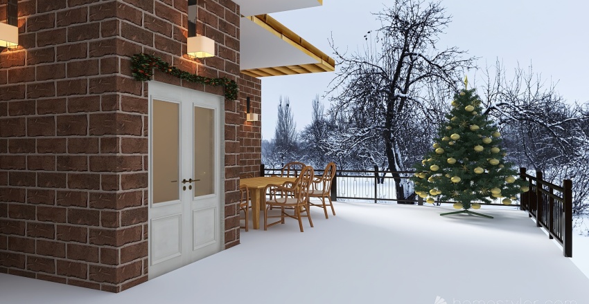 #ChristmasRoomContest_Merry Christmas to all 3d design renderings