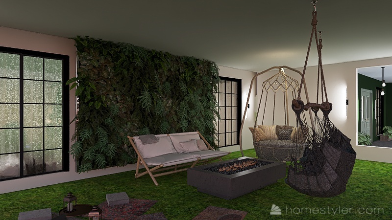 uni girl house 3d design renderings