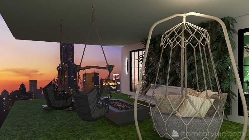 uni girl house 3d design renderings