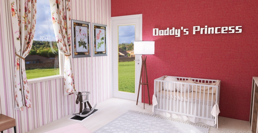 Daddy's Princess 3d design renderings