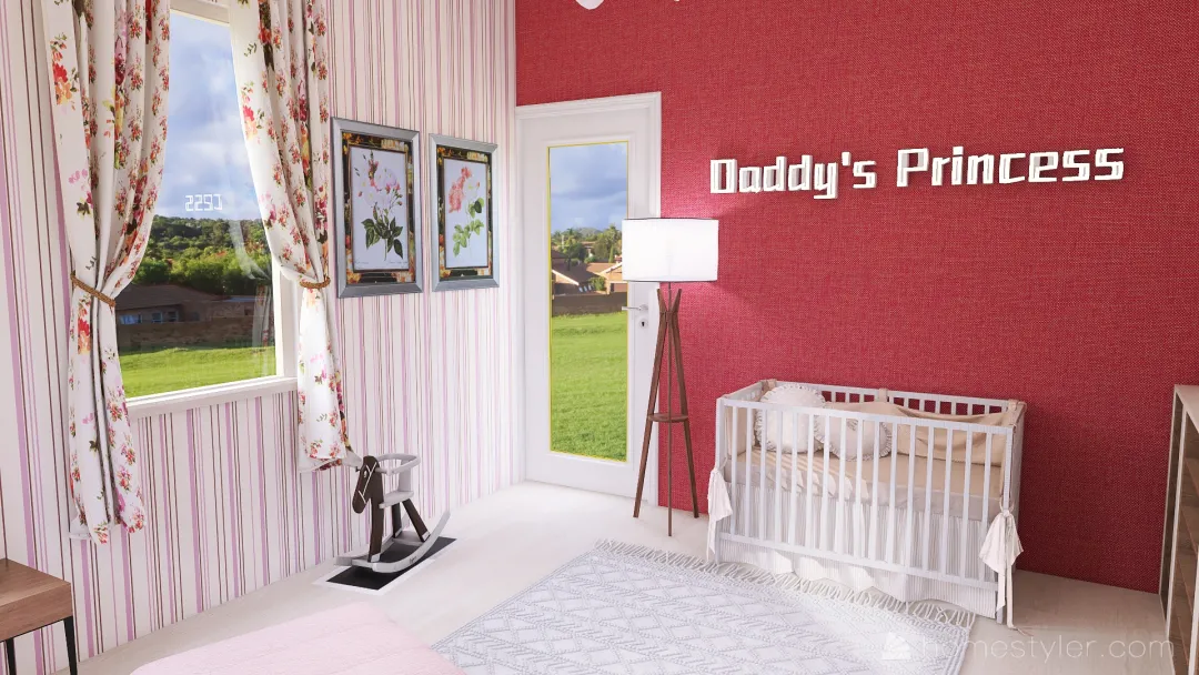 Daddy's Princess 3d design renderings