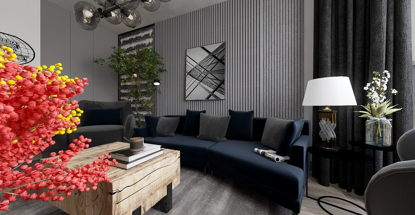#HSDA2021Residential_Індустріальний Стиль 3d design renderings