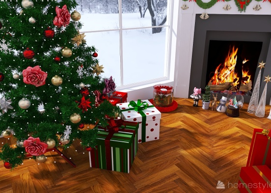 #ChristmasRoomContest_Merry Christmas to all Design Rendering
