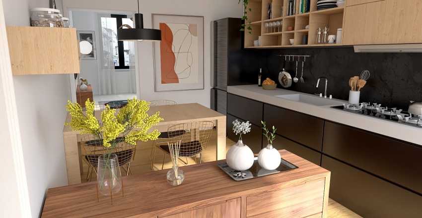 appartamento pastrengo 3d design renderings
