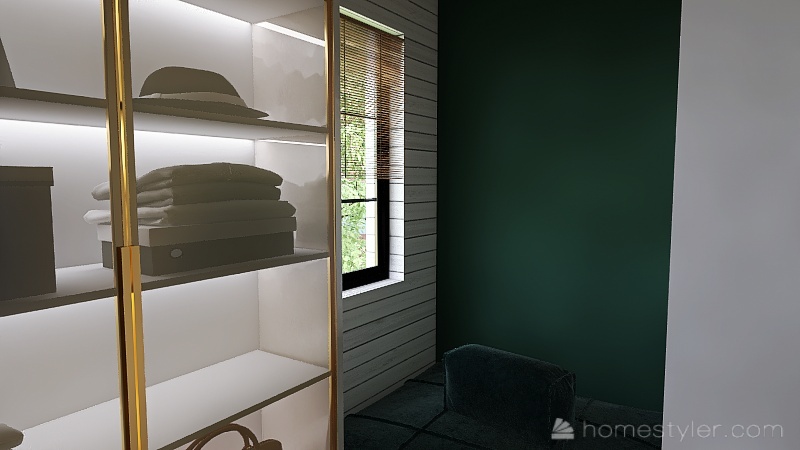 Bohemian Master Walk-In Closet 3d design renderings