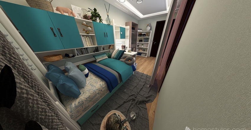 Kids Room1 3d design renderings