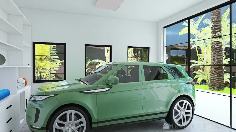 Bohemian Garage 3d design renderings