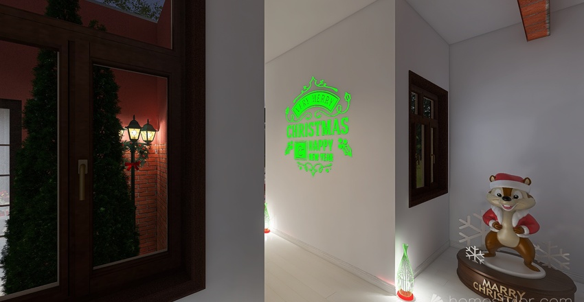 Stanza del Natale 3d design renderings