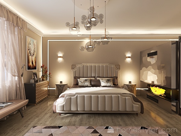 Master Bedroom by Lindoya 3d design renderings