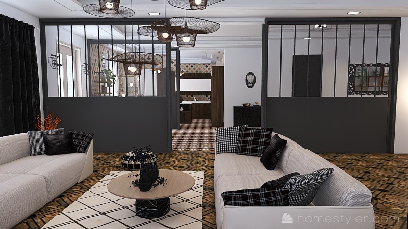 maison parisienne 3d design renderings